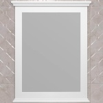 Зеркало Opadiris Палермо 60 белый матовый