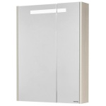 Зеркало-шкаф Aquaton Верди 60 с подсветкой белый-светлое дерево