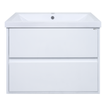 Тумба под раковину Misty Алиса 75 подвесная, белая Э-Али01075-011П2Я