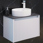 Тумба с раковиной Comforty Марсель 60 белая матовая 00-00012272