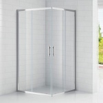 Душевой уголок Cezares Eco O AH 2 120/80 C Cr ECO-O-AH-2-120/80-C-Cr