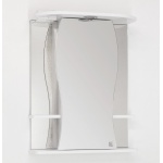 Зеркало-шкаф Style Line Эко Волна Лорена 55/С белый