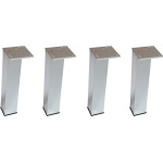 Ножки для мебели Aquanet 200 мм, 4 шт.