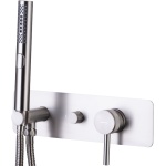 Смеситель для душа Allen Brau Priority сталь матовый