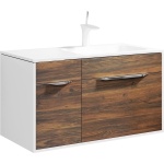 Тумба для комплекта Aqwella 5 stars Malaga 90 R крафт темный