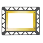 Рамка монтажная, позолоченная