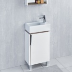 Тумба для комплекта AQUATON Бэлла 46 белая, джарра 1A221501BBAZ0