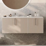 Тумба под раковину Sanvit Рольф 120 L белый глянец krolfL120