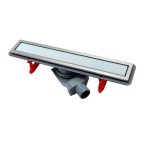 Душевой лоток Pestan Confluo Premium Line 650 белое стекло/сталь