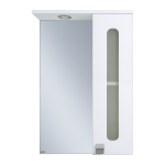 Зеркало-шкаф Misty Урал 50 правое белое с подсветкой