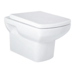 Чаша для унитаза Gural Vit Nero белая без сиденья