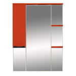 Зеркало Misty Жасмин 75 с подветкой, красная плёнка L П-Жас02075-042СвЛ