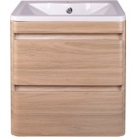 Тумба для комплекта Style Line Атлантика 60 Люкс Plus, подвесная, ясень перламутр