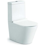 Чаша для напольного унитаза Vincea Piatti белая с сиденьем микролифт без бачка VT2B-11