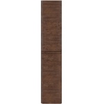 Шкаф-пенал Vincea Vico 35х170 темное дерево