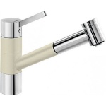 Смеситель для кухонной мойки Blanco Tivo бежевый, хром (517614)