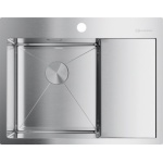 Мойка кухонная Omoikiri Akisame 65-IN-L нержавеющая сталь 4973058