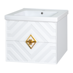 Тумба под раковину Misty Натали 80 белая глянцевая П-Нат-06080-01-012Я