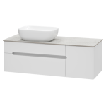 Тумба под раковину Misty Роял 120 белая матовая