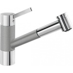 Смеситель для кухонной мойки Blanco Tivo серый, хром (517611)