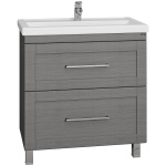 Тумба под раковину напольная Санта Венера 80 серый 221017