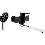 Смеситель для ванны D&K  хром, черный (DA1433315)