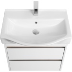 Тумба под раковину Aquaton Нортон 65 белый глянец 1A248801NT010