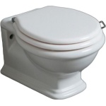 Чаша для унитаза подвесного Simas Lante rimless, белый