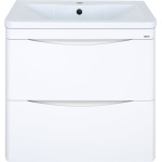 Тумба под раковину Misty Атлантик 70 белая глянцевая