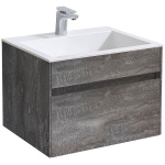 Тумба под раковину Vincea Chiara 60 серое дерево VMC-2C600GS