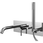 Смеситель Paffoni Light LIG001CR С ВНУТРЕННЕЙ ЧАСТЬЮ, для ванны с душем