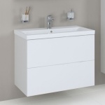 Тумба для комплекта Am.Pm Gem 75 подвесная, белый глянец, с 2 ящиками M90FHX07522WG