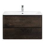 Тумба под раковину BelBagno Albano 80 темное дерево ALBANO-800-2C-SO-RNG