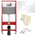 Инсталляция для унитаза TECE loop K440920 кнопка белая глянцевая