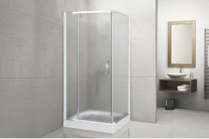 Душевой уголок Royal Bath HPV 90х90 с поддоном профиль белый стекло матовое - 2