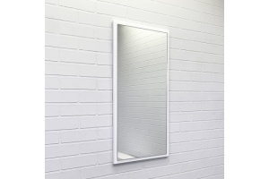 Зеркало Comforty Лозанна 40 белое глянцевое