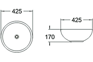 Рукомойник SantiLine SL-1065 - 2