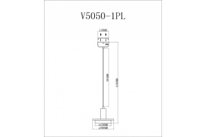 Подвесной светильник Moderli Solumn V5050-1PL - 2