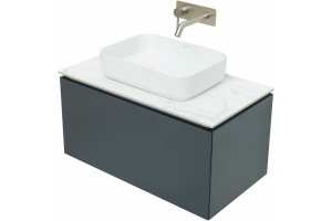 Тумба под раковину Allen Brau Infinity 85 черный матовый - 2