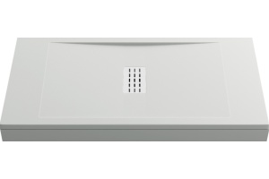 Поддон для душа Good Door Flow 120x90, с ножками и экраном