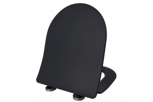 Сиденье для унитаза Esbano Amapola с системой микролифт, черный матовый (ZAESUPAMABM0755)