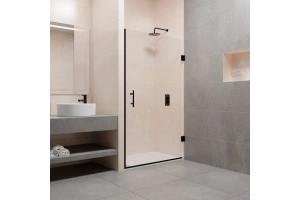 Душевая дверь в нишу RGW Passage PA-06B 70х195 профиль черный стекло прозрачное - 2