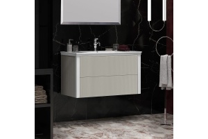 Комплект мебели подвесной Opadiris Рубинно 90 серый - 2