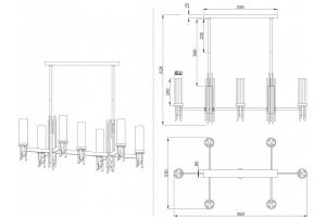 Люстра на штанге Stilfort Graff 2170/05/07PL - 2