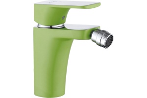 Смеситель для биде D&K  зеленый, хром (DA1432212)