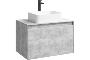 Сменный элемент Aqwella 5 stars Mobi 80 для тумбы, бетон светлый - 2