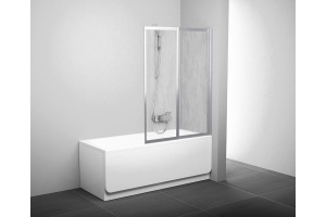 Шторка на ванну Ravak VS2 105 Rain, профиль сатин - 2