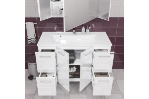 Зеркало-шкаф Санта Стандарт 116.7 см (113019) - 3