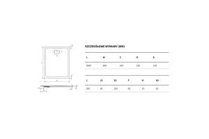 Поддон для душа EXCELLENT Lavano 90x100 серый - 3