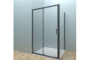 Душевой уголок Veconi Rovigo 120х90, черный (RV072B-12090-01-C4)